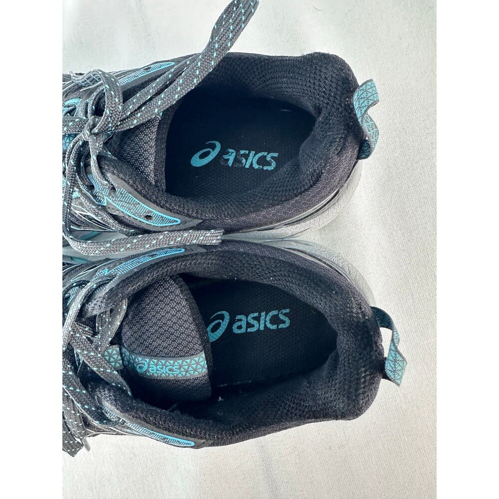 Asics Women's sz 9 Wide Gel Venture 7 Teal & Grey Trail Running Sneaker Hiking - Picture 11 of 12